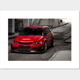 Red Demon child Mitsubishi Posters and Art